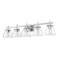 Z-Lite Lauren Vanity, 5-Light, 39 In.W x 6.5 In.L x 8.5 In.H, Brushed Nickel/Clear 819-5V-BN - alternate 2